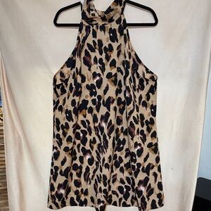 NWOT SHEIN Curve 2XL Animal Print in Black and Tan
